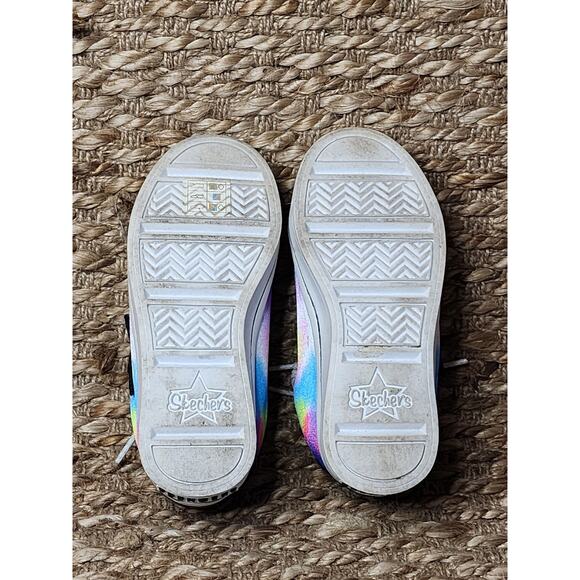 GIRLS SKECHERS HI LITE STARRY Multicolor Kids Fashion Sneakers Shoes Size 11 - Picture 13 of 13